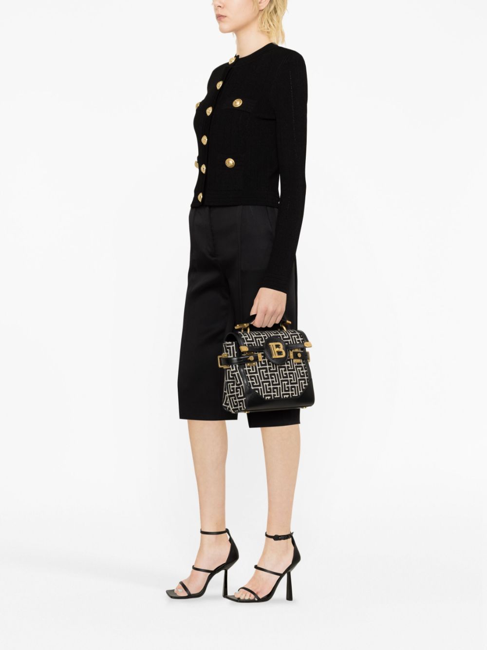 Balmain Sweaters Black Viscose