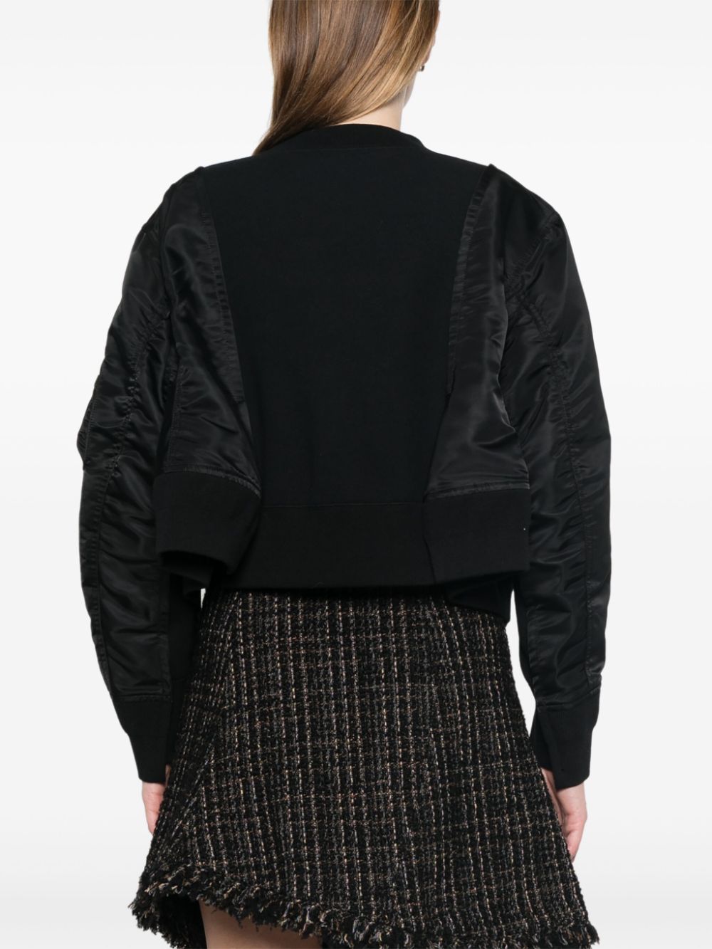 Sacai Sweaters Black Cotton