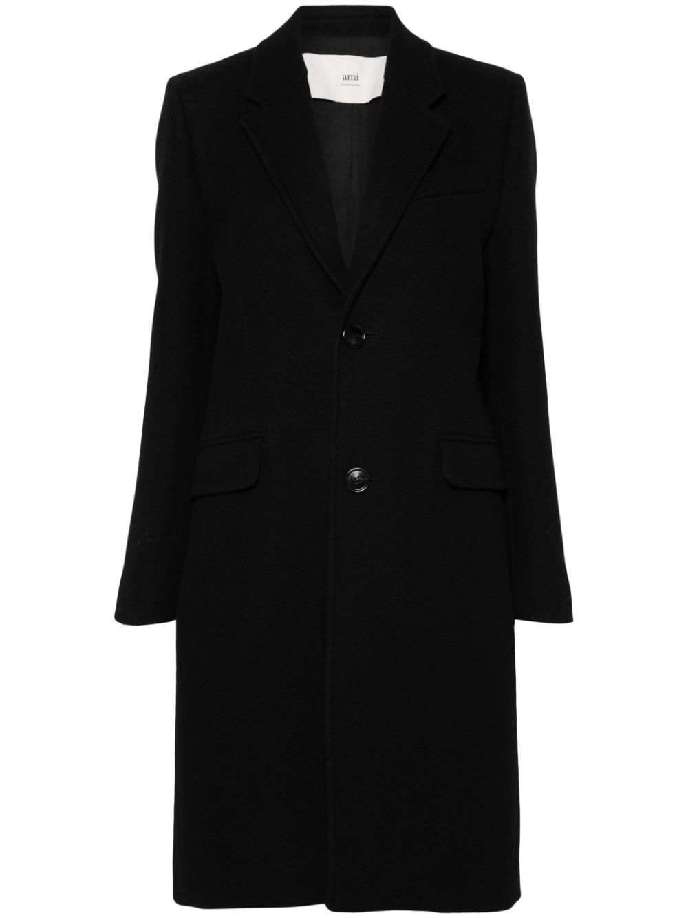 Ami Paris Coats Black Wool