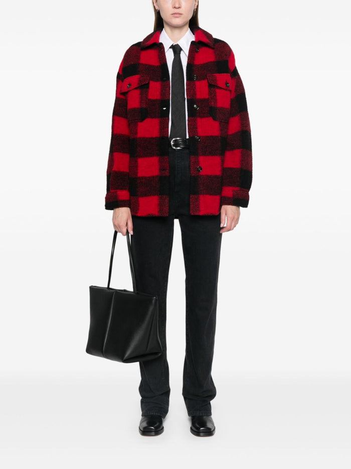Woolrich Jackets Rosso Wool