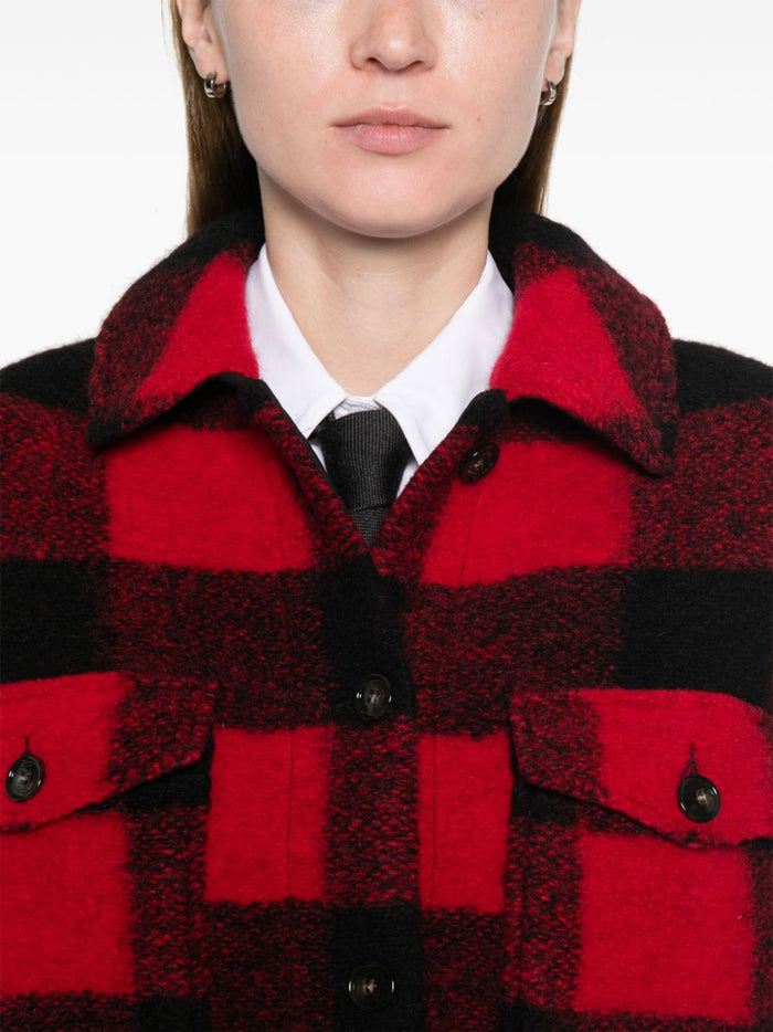 Woolrich Jackets Rosso Wool