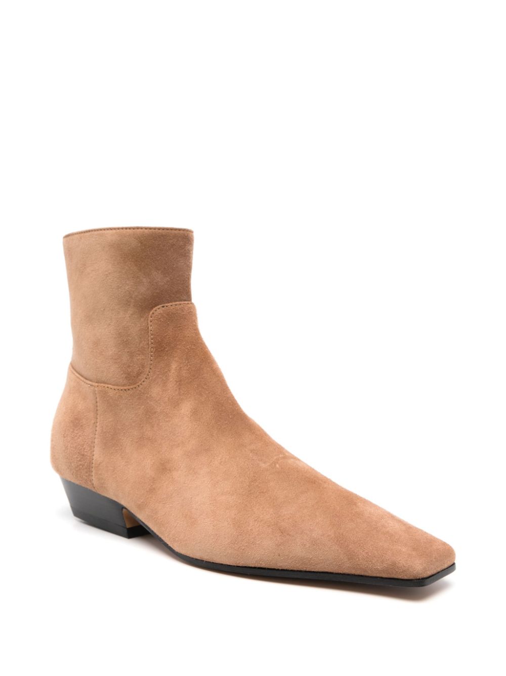 Khaite Boots Camel Suede