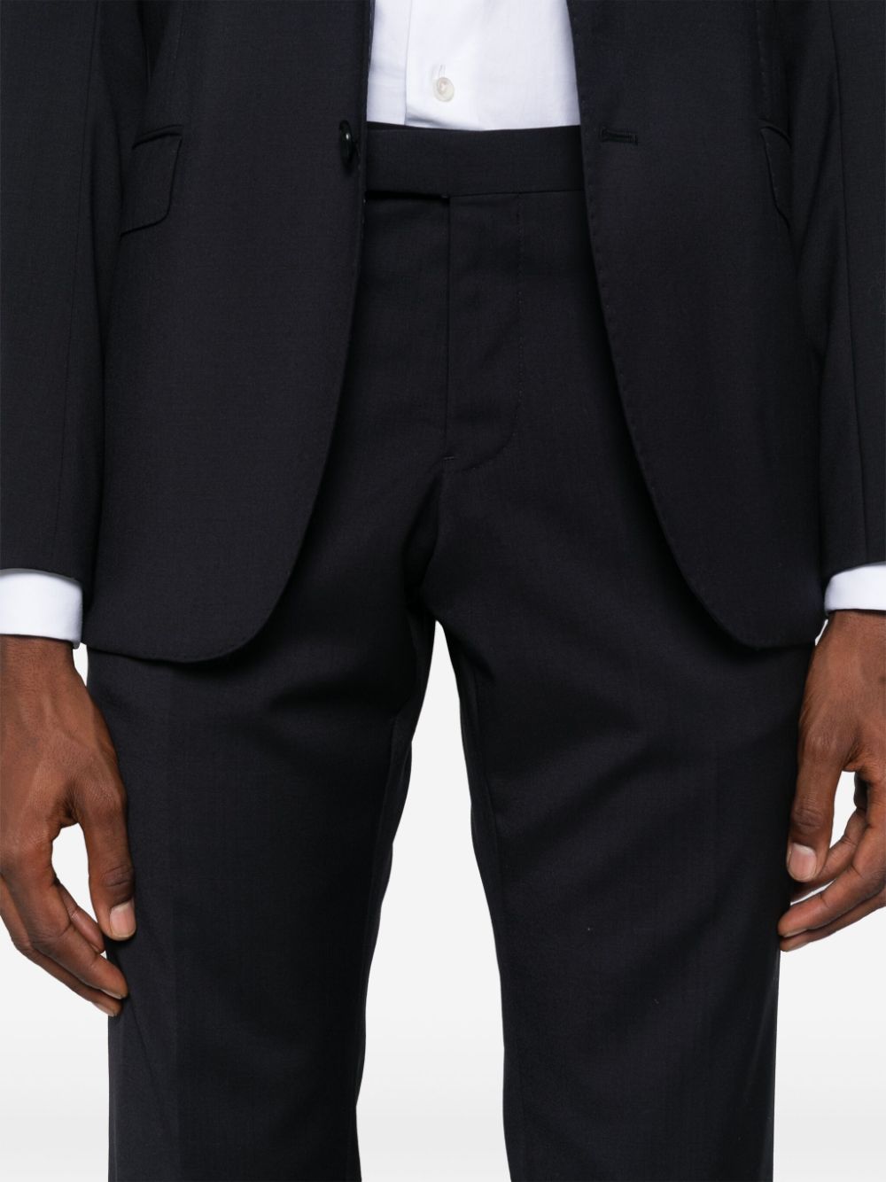 Emporio Armani Suit Grigio Scuro Virgin Wool