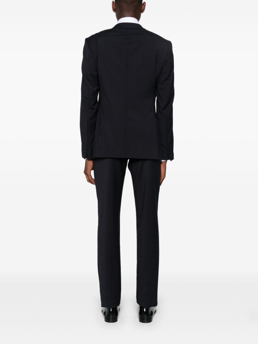 Emporio Armani Suit Grigio Scuro Virgin Wool