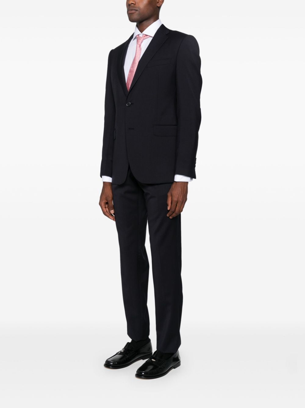 Emporio Armani Suit Grigio Scuro Virgin Wool