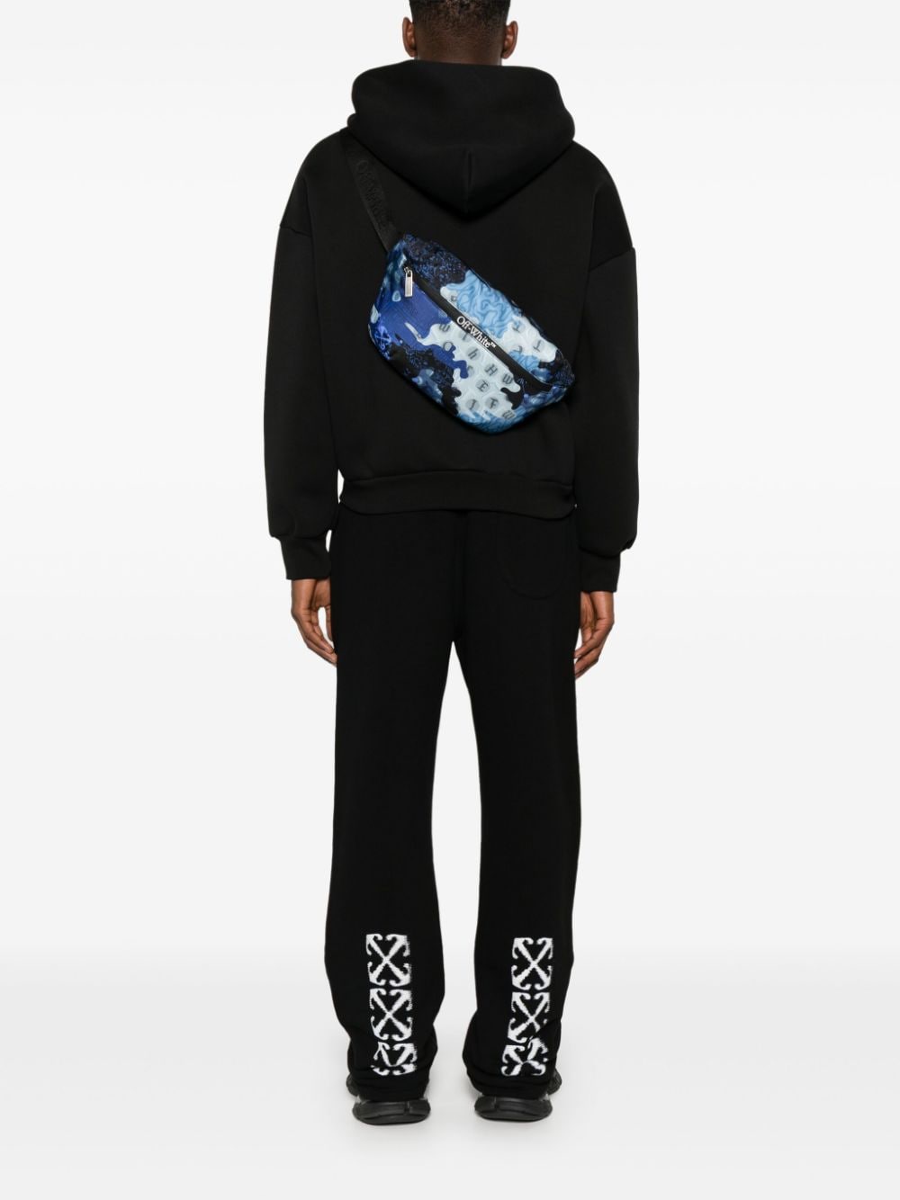 Off White Trousers Black Cotton