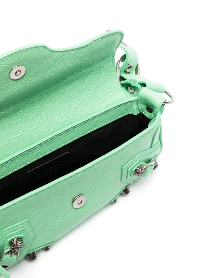 Balenciaga Bags Green Leather