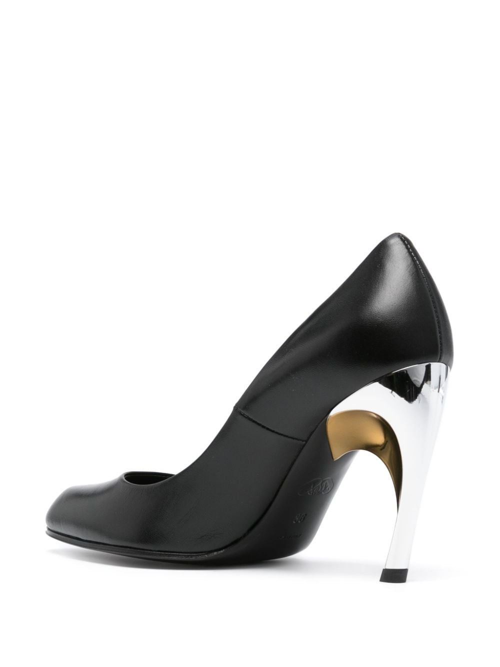 Alexander Mcqueen With Heel Black