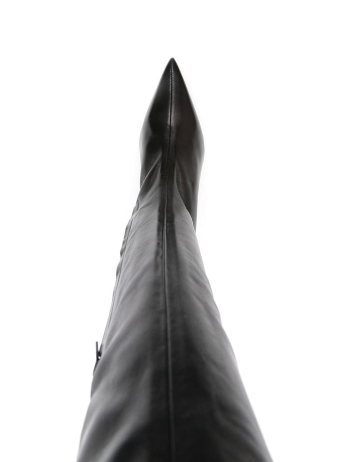 Givenchy Boots Black Furs & Skins->leather100 %