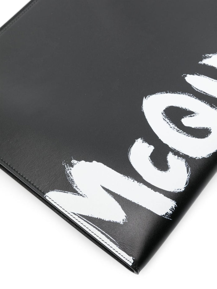 Alexander McQueen Wallets Black Outer: Calf Leather