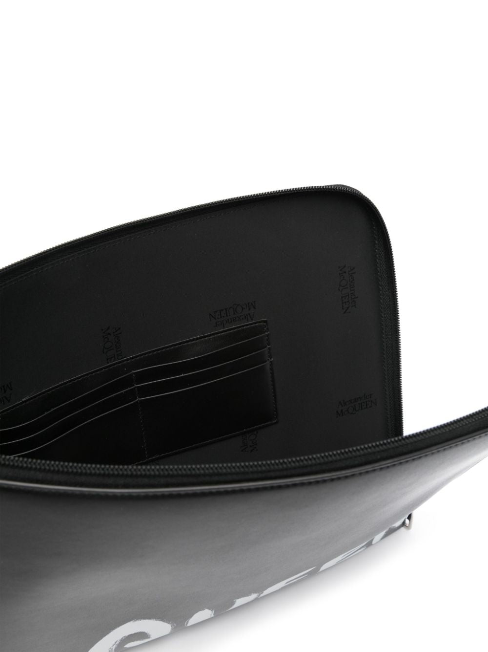 Alexander McQueen Wallets Black Outer: Calf Leather