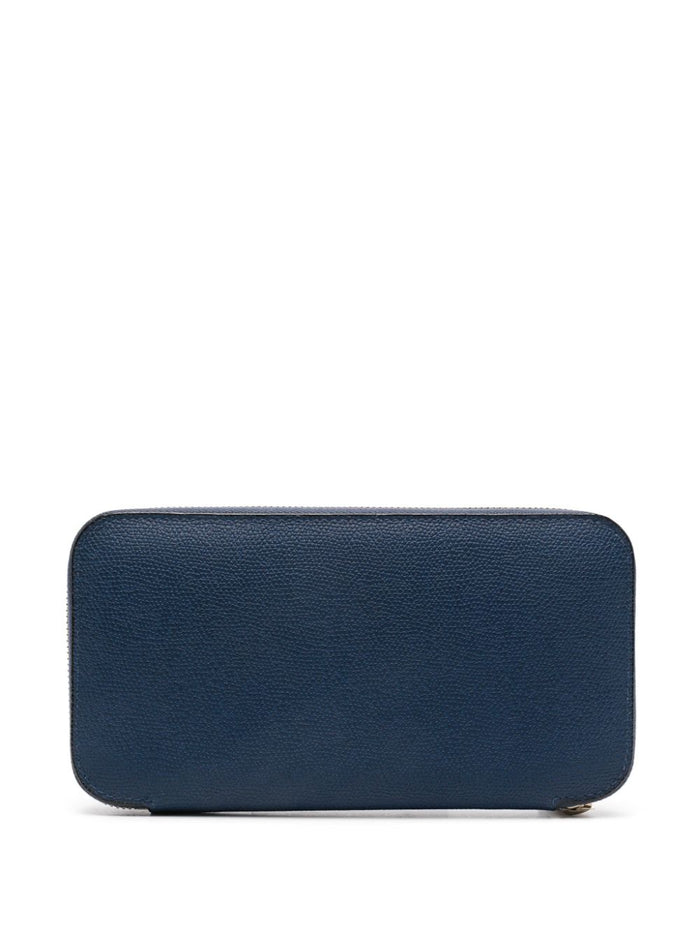 Valextra Wallets Blue Calf Leather