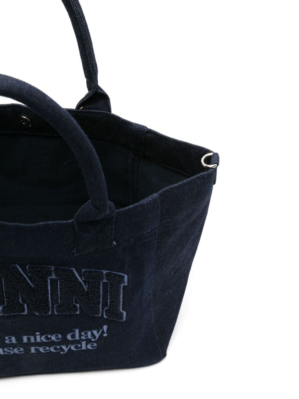 Ganni Bags Blue Cotton