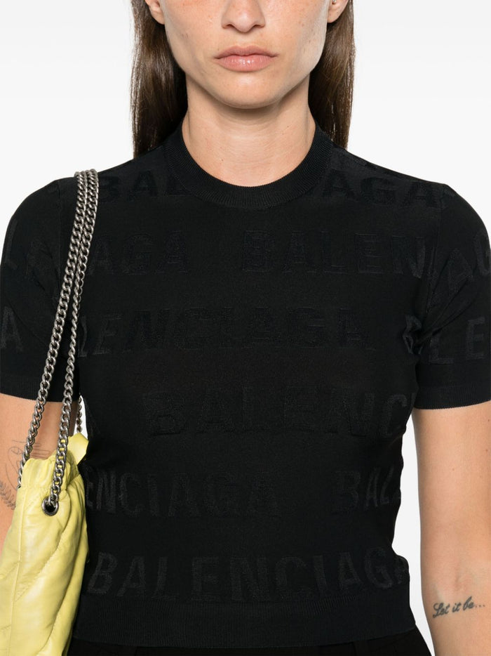 Balenciaga Sweaters Black Viscose