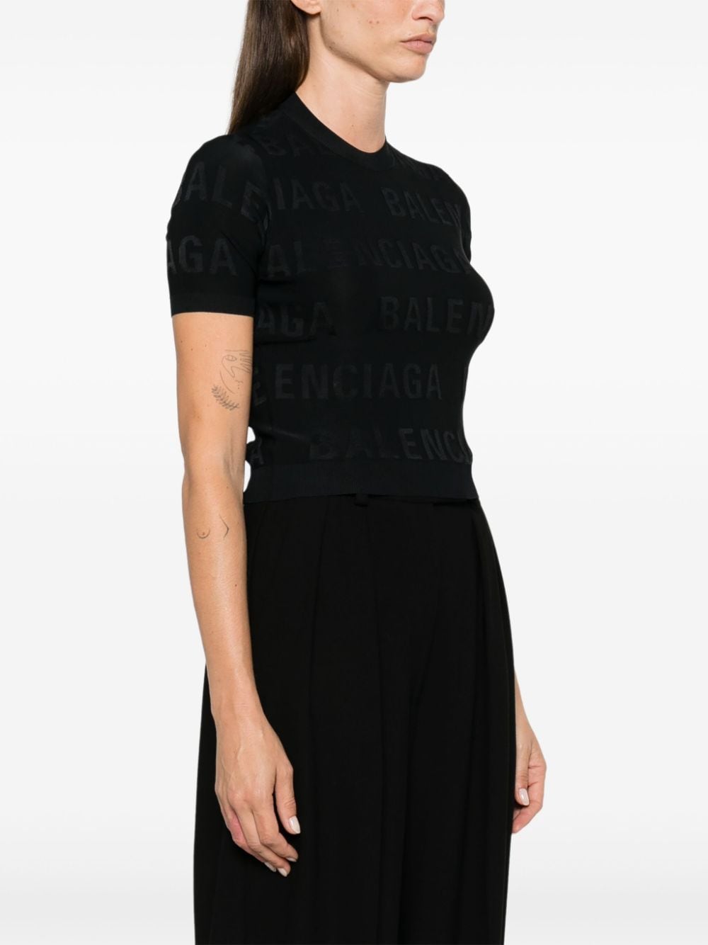 Balenciaga Sweaters Black Viscose