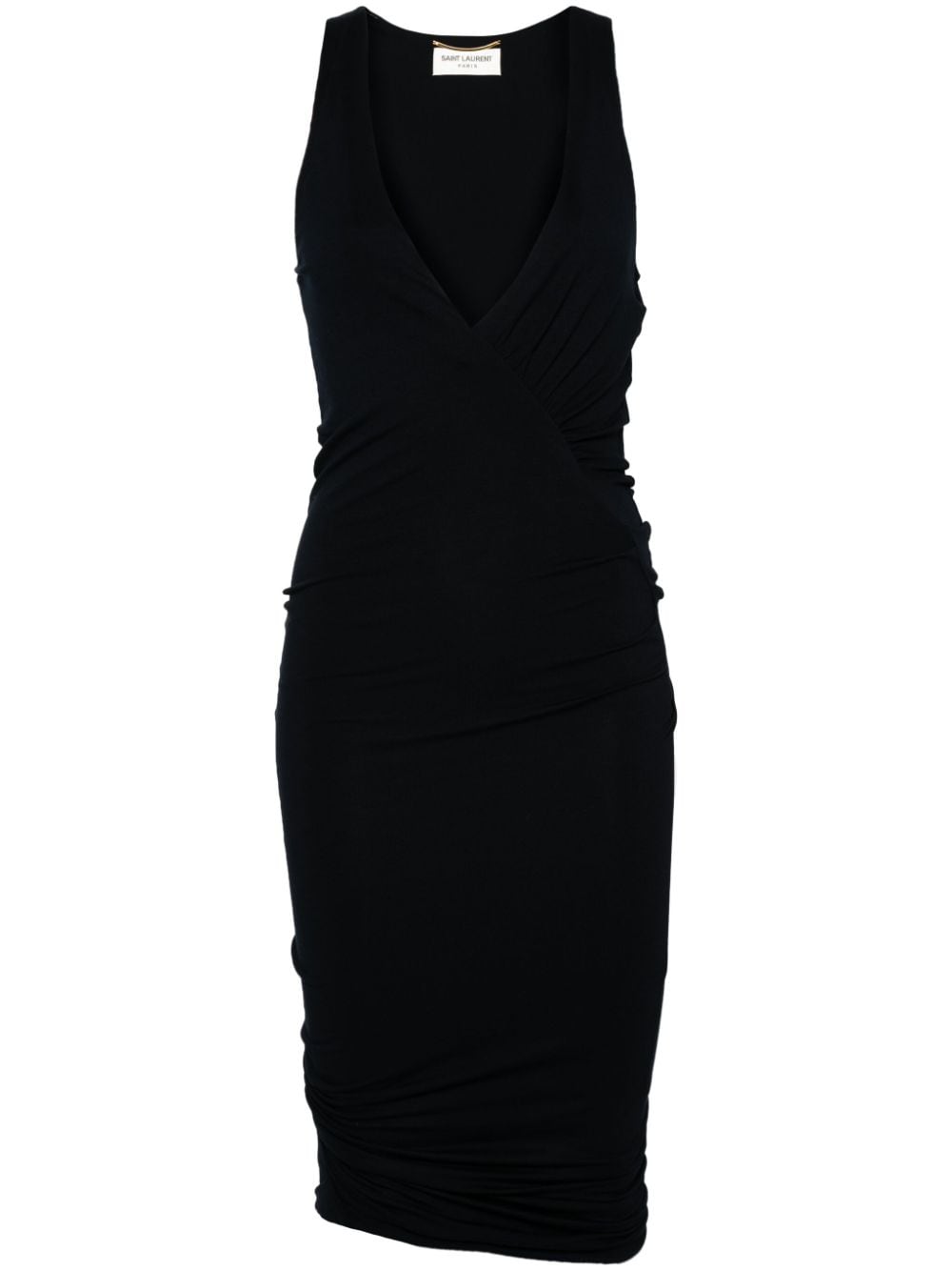 Saint Laurent Dresses Blue Outer: Viscose