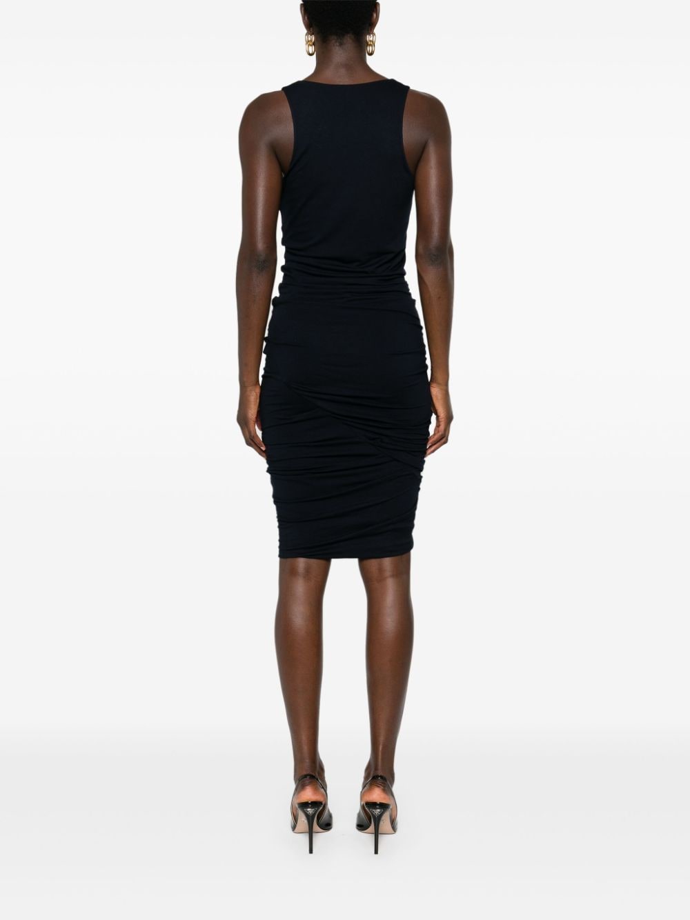Saint Laurent Dresses Blue Outer: Viscose