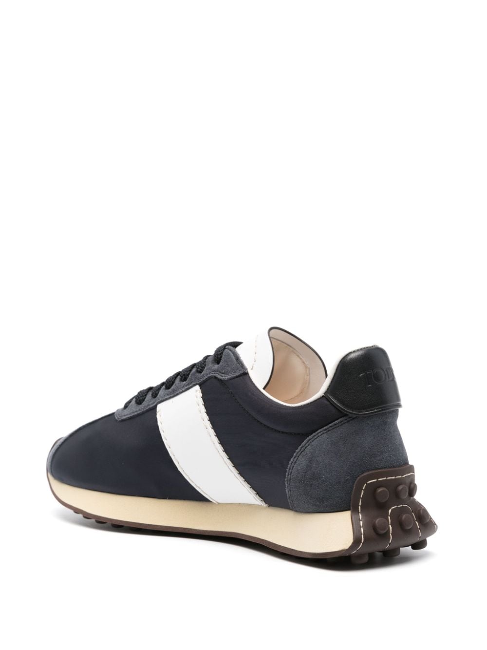 Tods Sneakers Blue Calf Leather