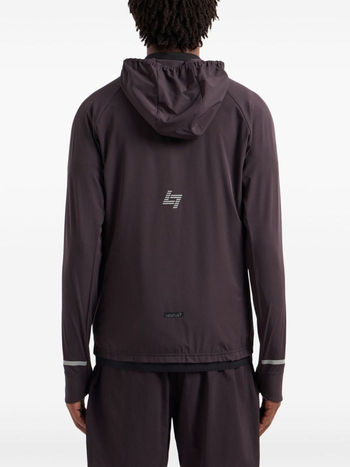 Ea7 Sweaters Nero Nylon Elastane