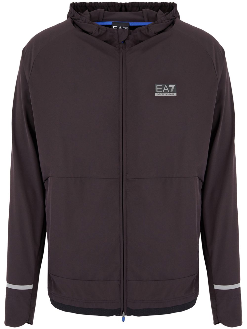 Ea7 Sweaters Nero Nylon Elastane