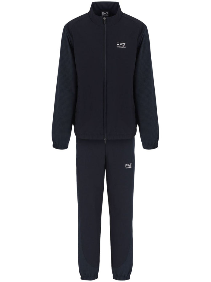 Ea7 Sweaters Blu Polyamide Elastane