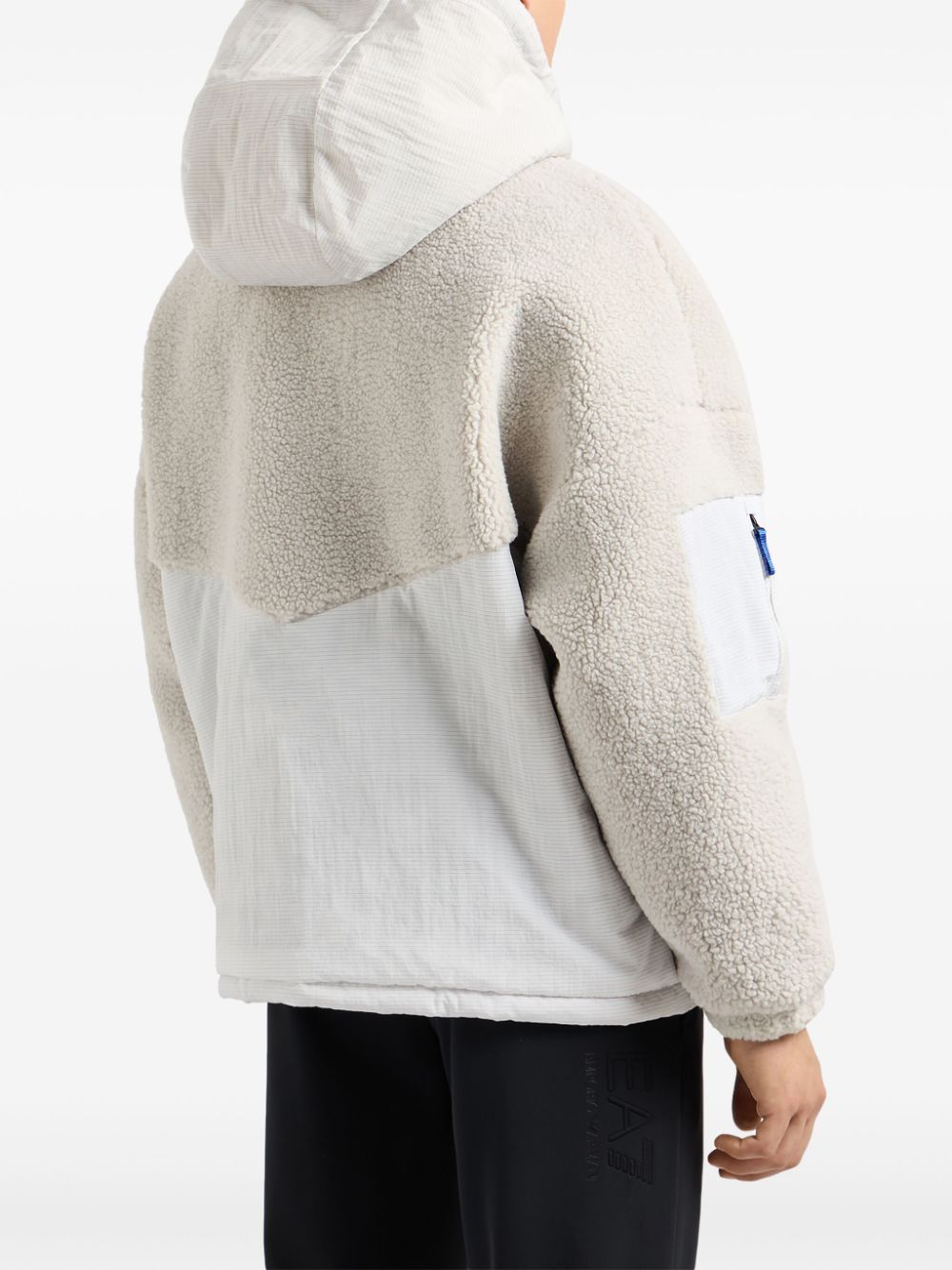 Ea7 Coats Grigio Polyester