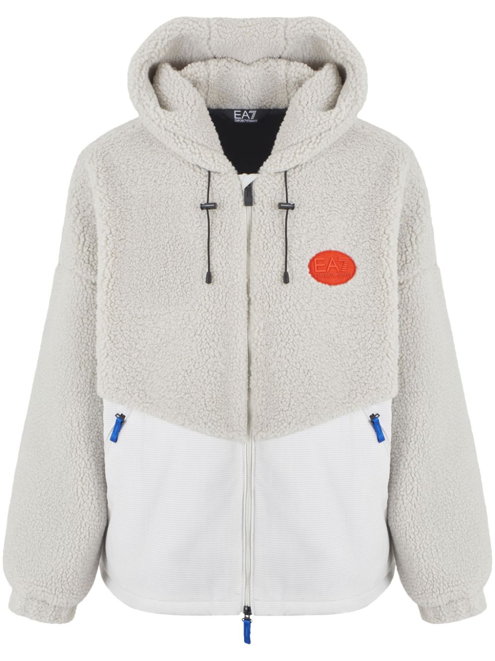 Ea7 Coats Grigio Polyester