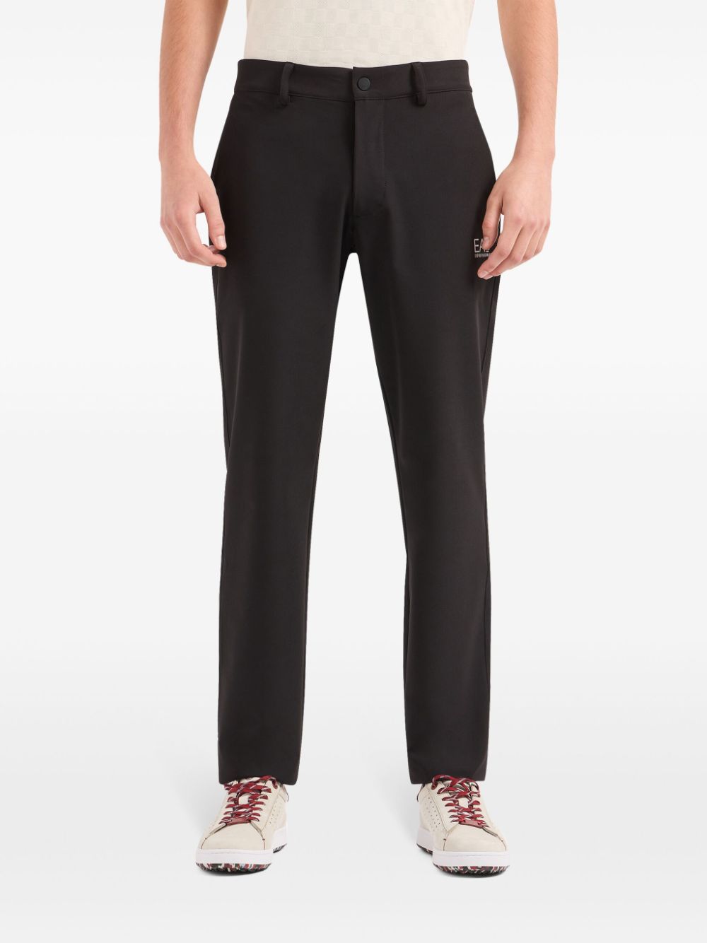 Ea7 Trousers Nero Polyamide Elastane