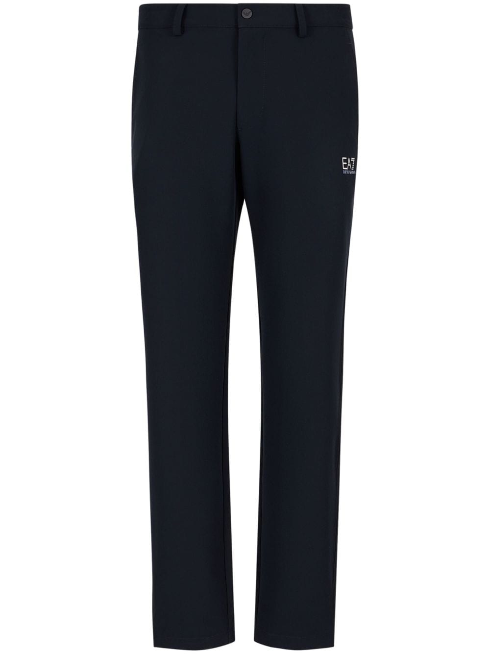 Ea7 Trousers Blu Polyester Elastane
