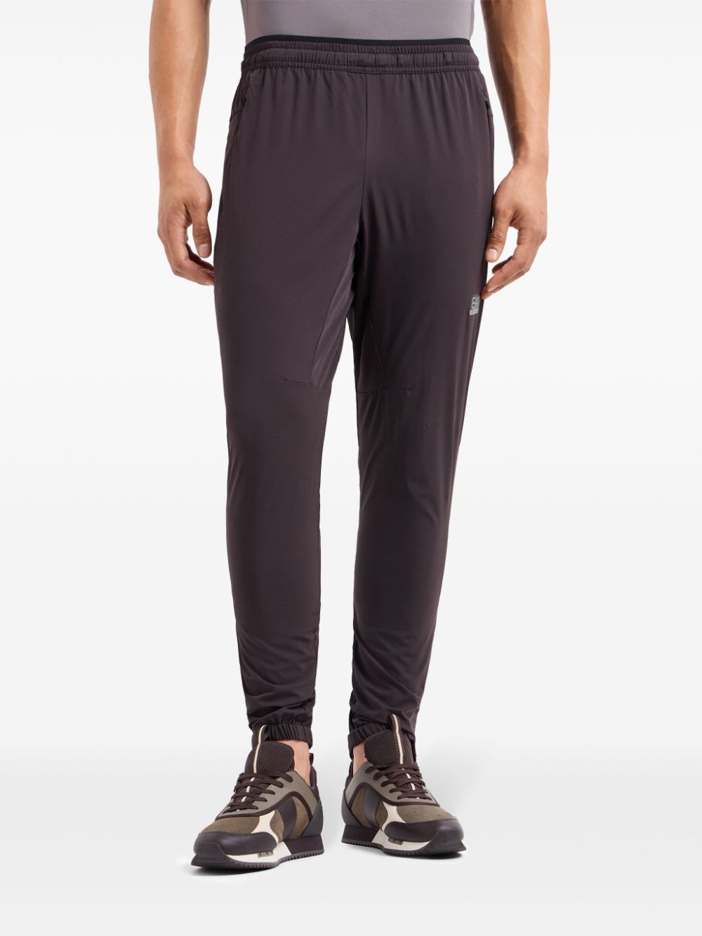 Ea7 Trousers Nero Polyester Elastane