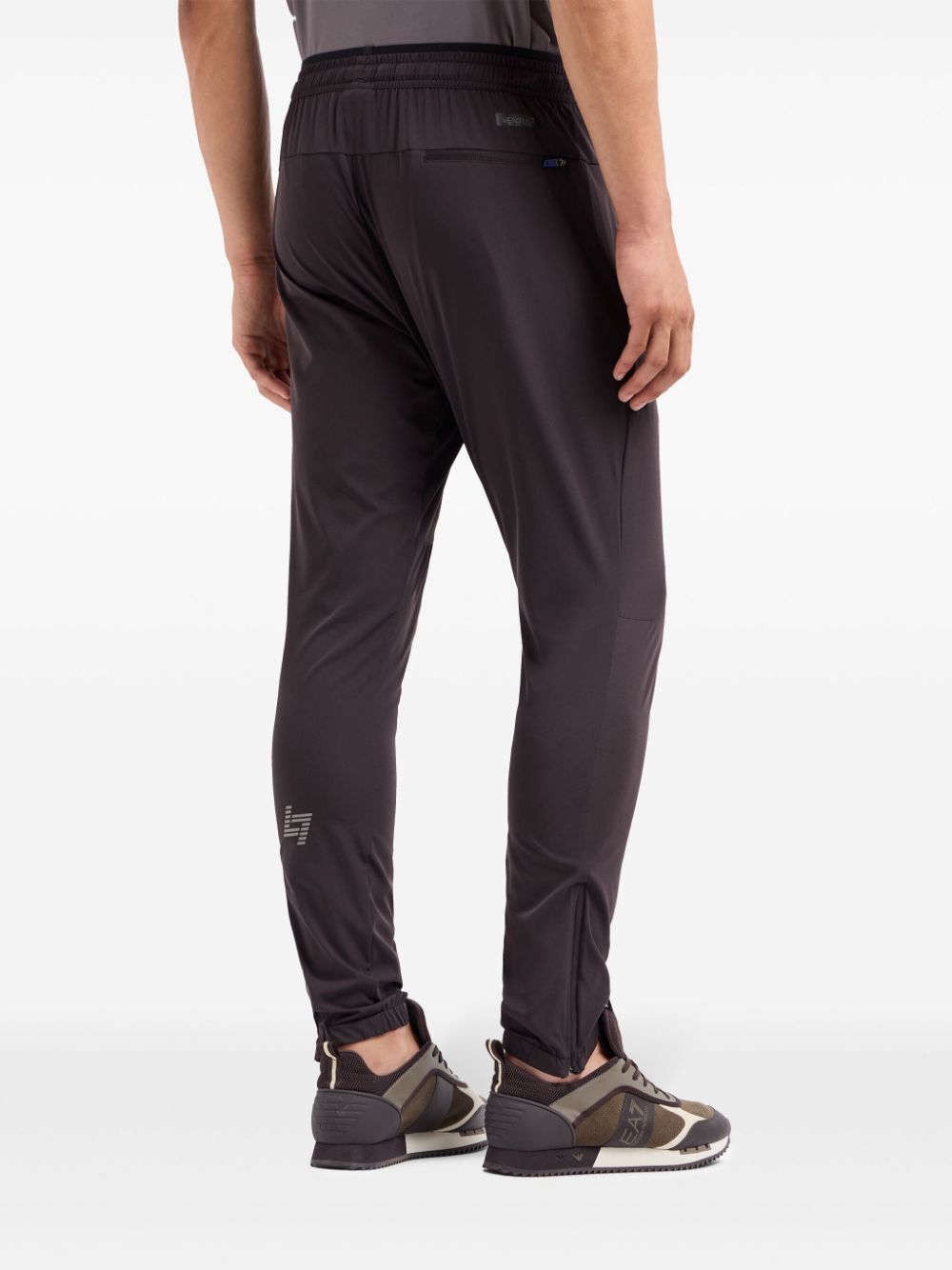 Ea7 Trousers Nero Polyester Elastane