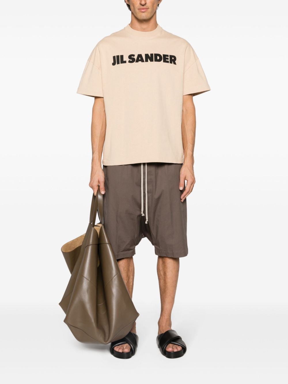 Jil Sander T-Shirts And Polos Beige Cotton