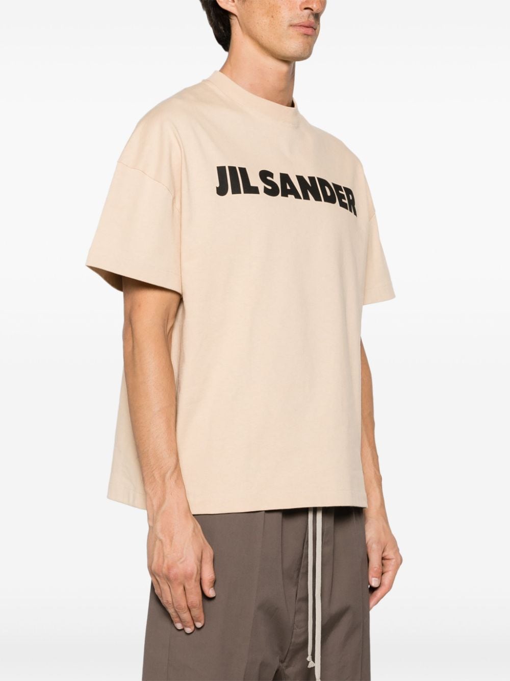 Jil Sander T-Shirts And Polos Beige Cotton