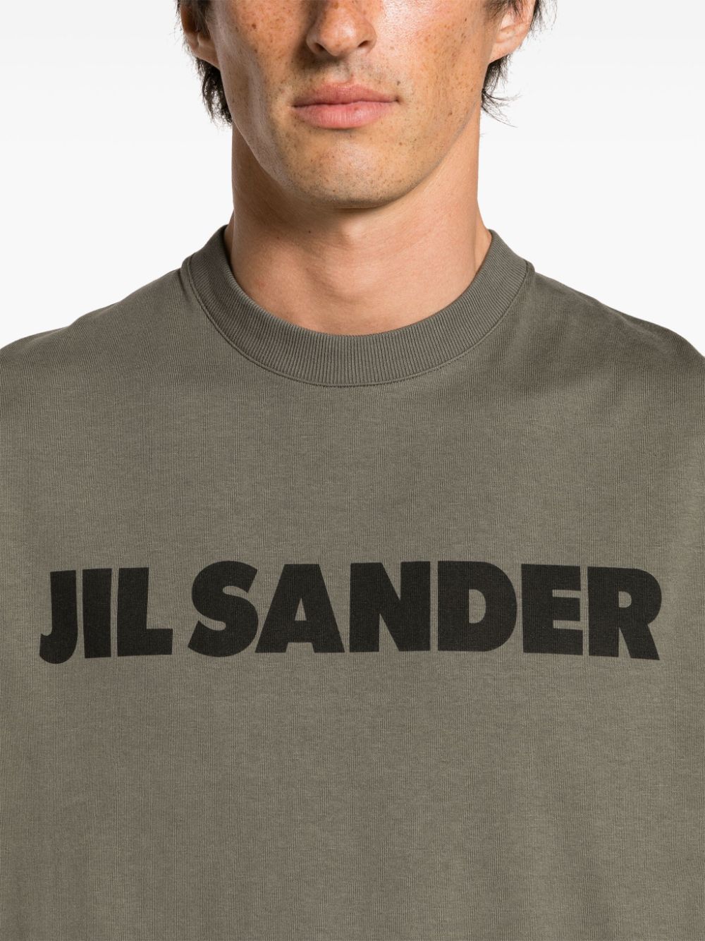 Jil Sander T-Shirts And Polos Kaki Cotton