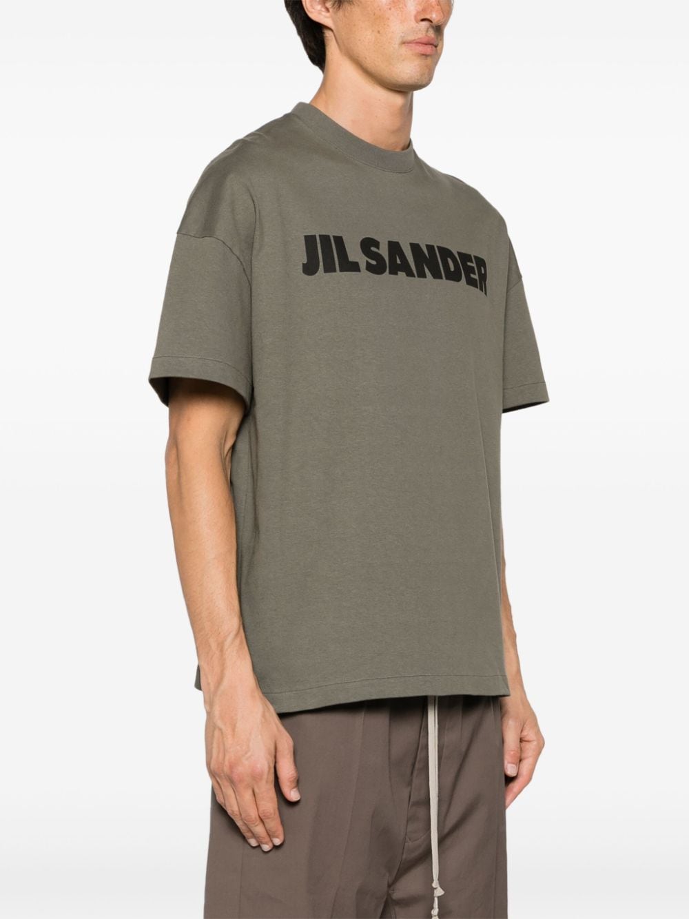Jil Sander T-Shirts And Polos Kaki Cotton
