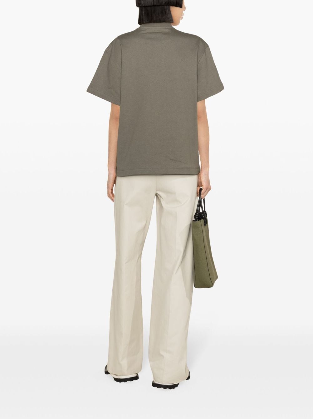 Jil Sander T-Shirts And Polos Kaki Cotton
