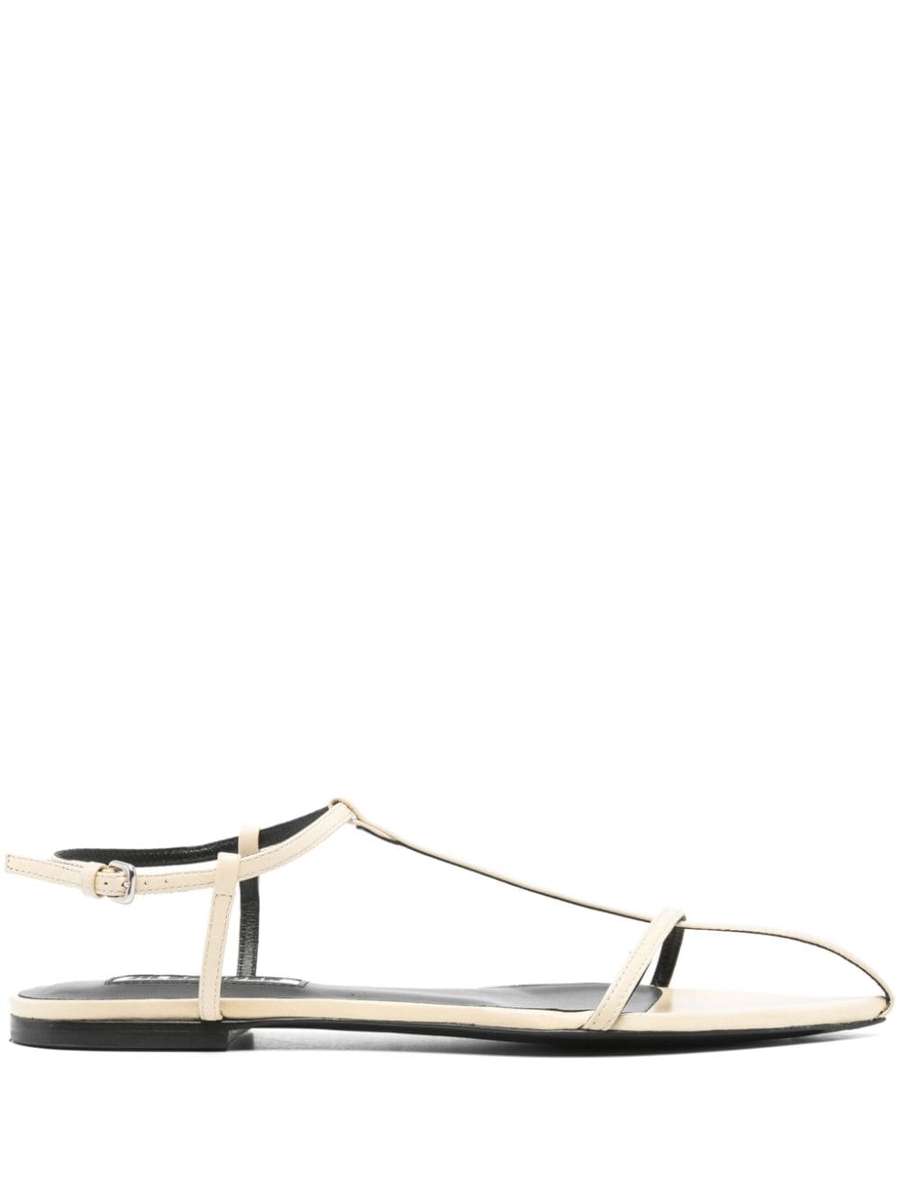 Jil Sander Sandals Beige Calf Leather
