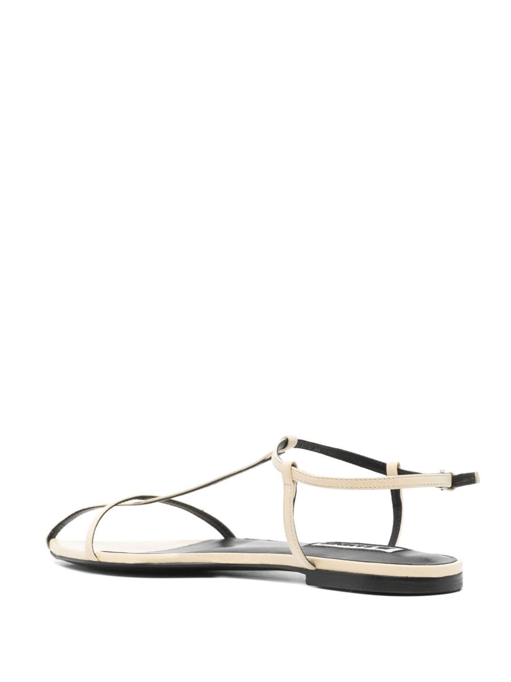 Jil Sander Sandals Beige Calf Leather