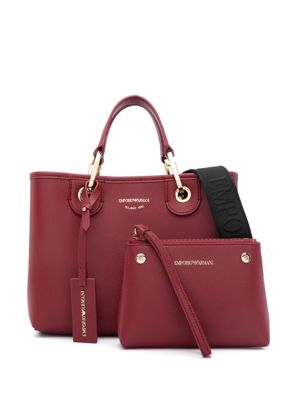 Emporio Armani Bags Bordeaux Polyurethane