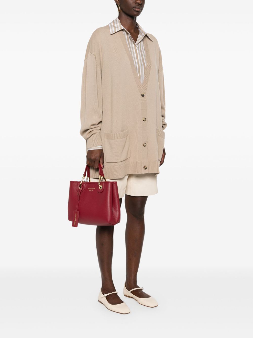 Emporio Armani Bags Bordeaux Polyurethane