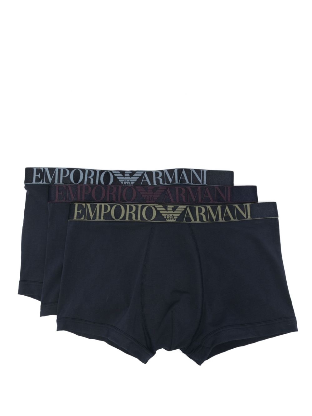 Emporio Armani Underwear Blu Cotton Elastane