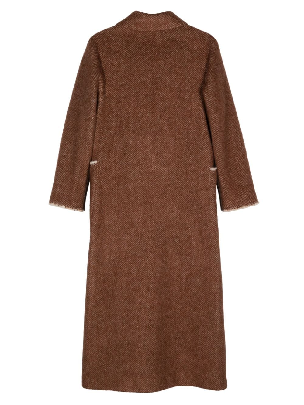 Alysi Coats Brown Lining: Cotton