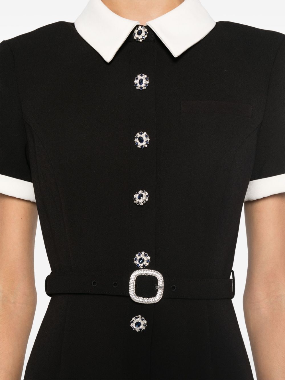 Self-Portrait Dresses Black Polyester