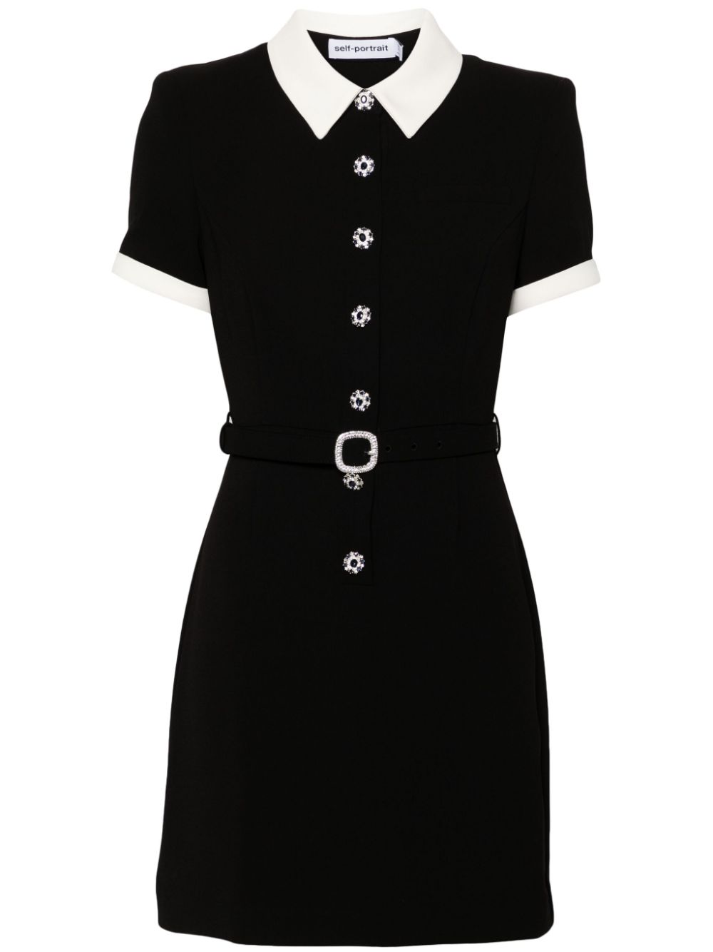 Self-Portrait Dresses Black Polyester