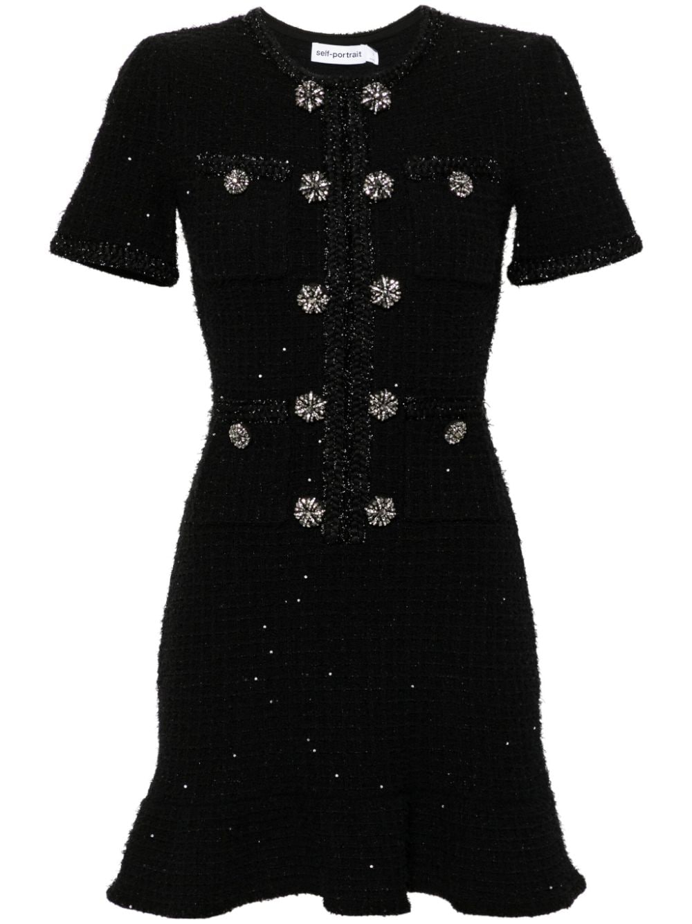 Self-Portrait Dresses Black
