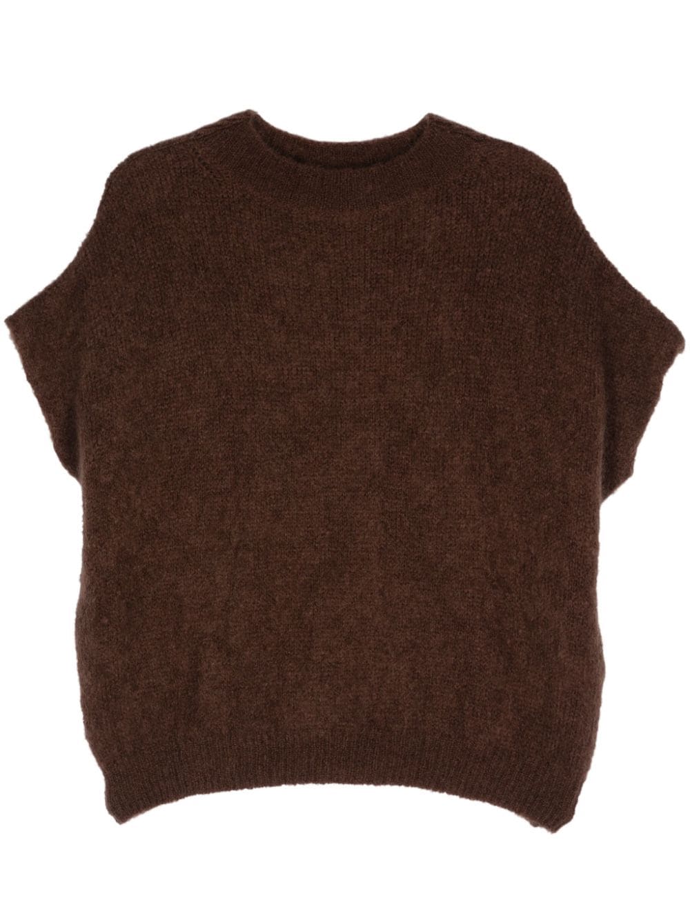 Alysi Sweaters Brown Mohair