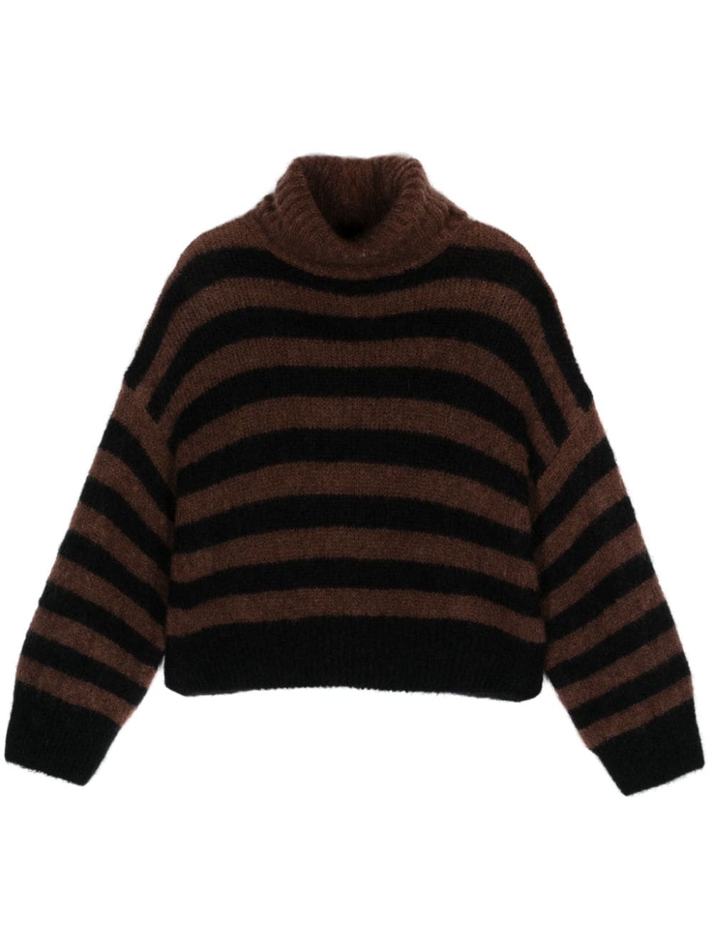 Alysi Sweaters Black Mohair Polyamide Elastane