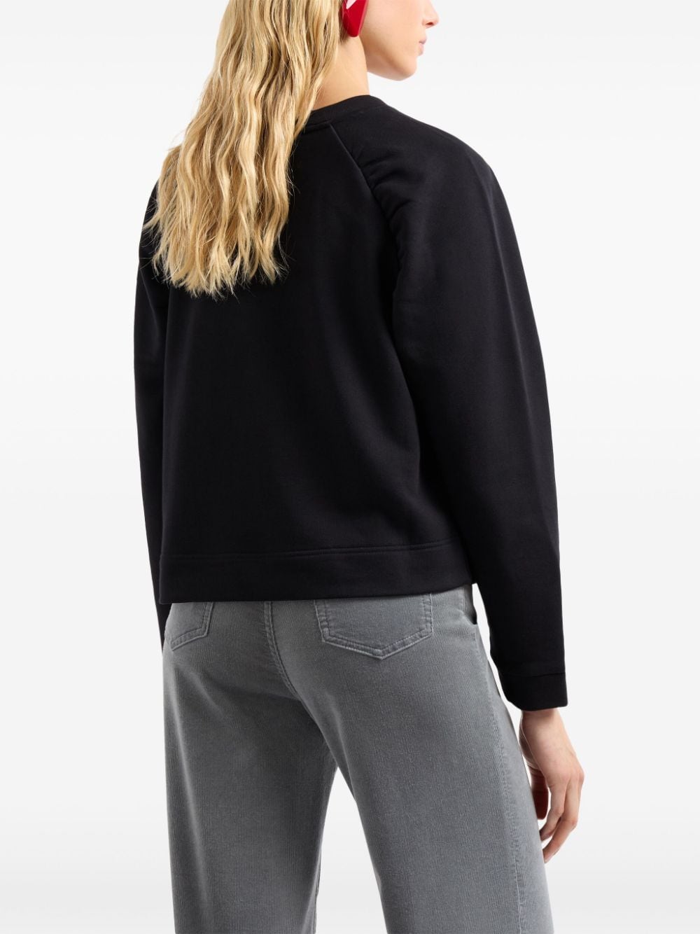 Emporio Armani Sweaters Nero Cotton
