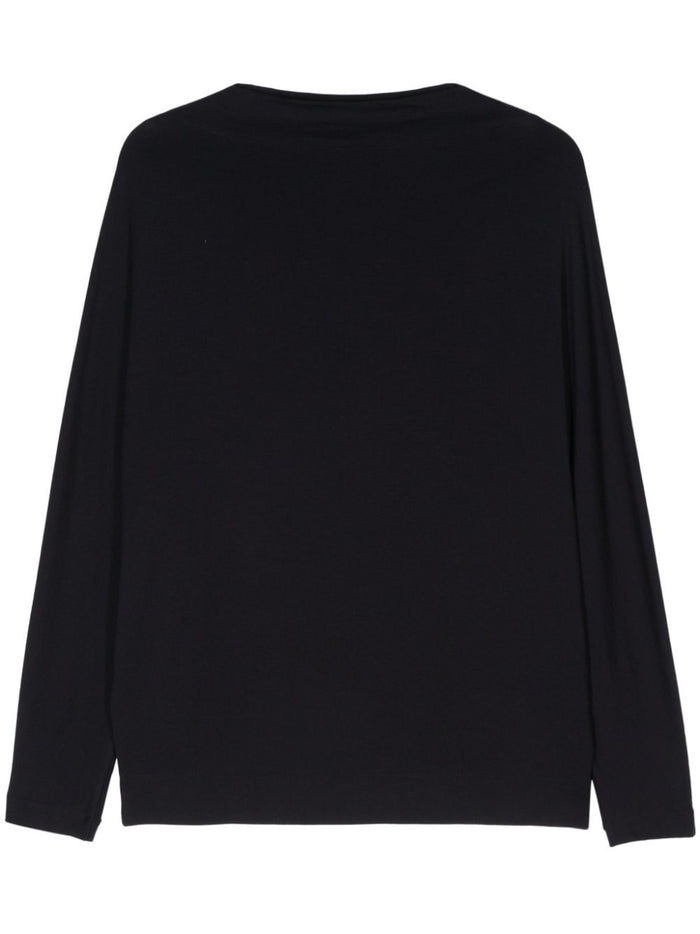 Issey Miyake Sweaters Blue Lyocell