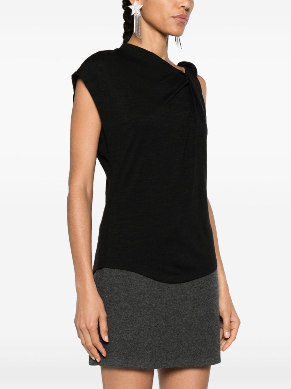 Marant Etoile Top Black Cotton